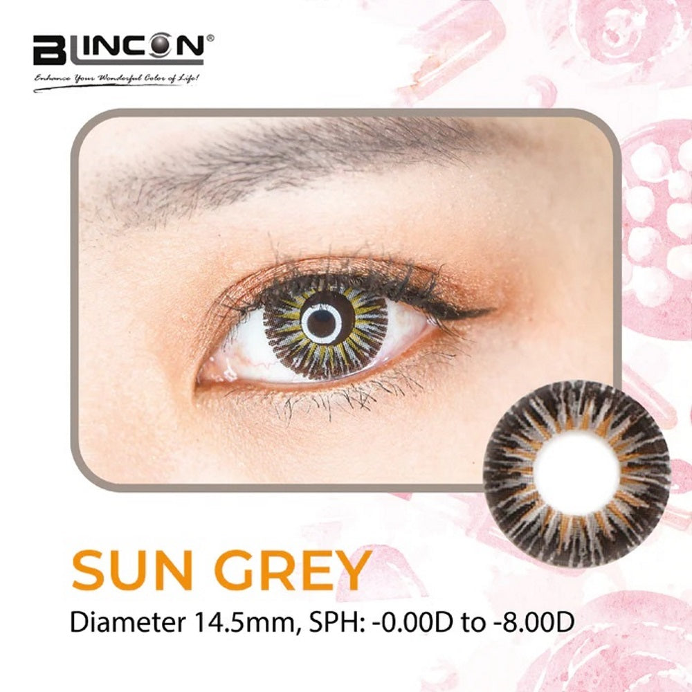 BLINCON BEAUTY SERIES SUN GREY MONTHLY (2 PCS)