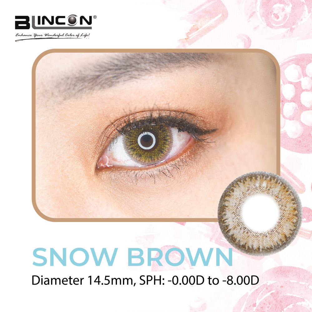 BLINCON BEAUTY SERIES SNOW BROWN MONTHLY (2 PCS)